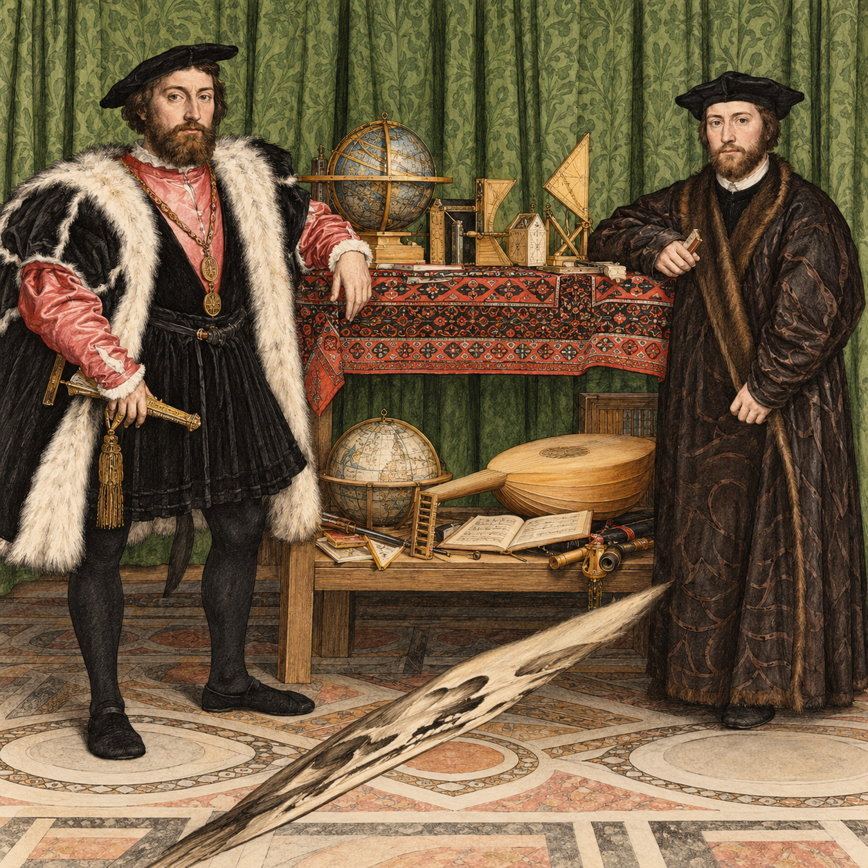 Holbein — The Ambassadors