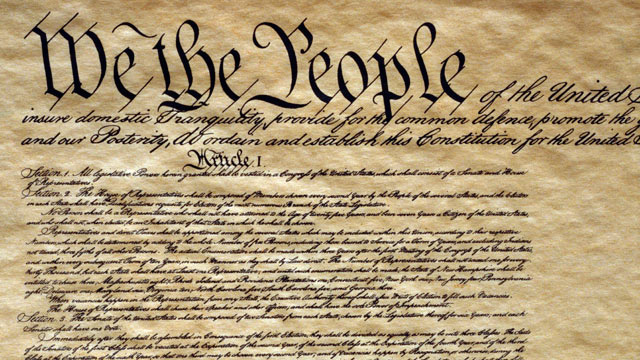 We the People, opening of the US Constitution
